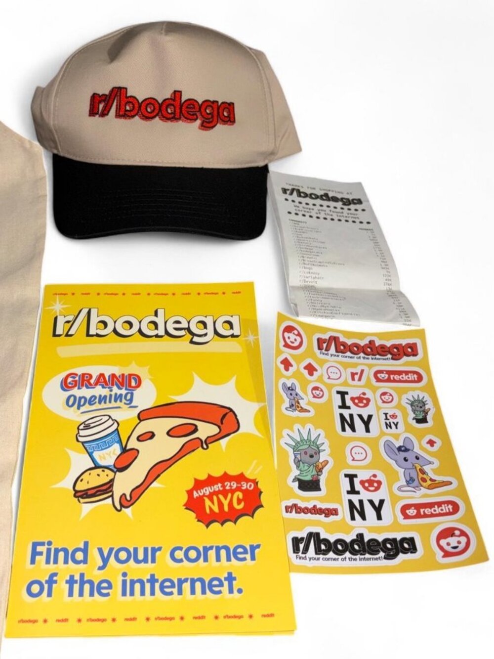 Reddit r/bodega Merch Bundle NYC Pop Up